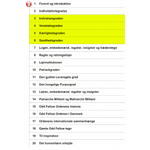 Instruktionsmappe udvalg kun indhold Brdre 