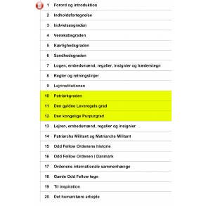 Instruktionsmappe udvalg kun indhold Patriarker 