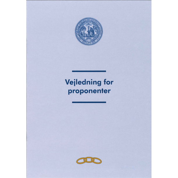 Vejledning for proponenter 2015, 2025